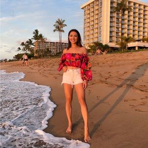 Billabong Sun Daze Off-The-Shoulder Top